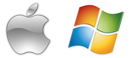 Windows Apple Logos