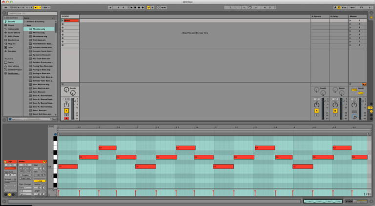 MIDI Note Operations In Ableton Live - Ableton Live Training By OBEDIA