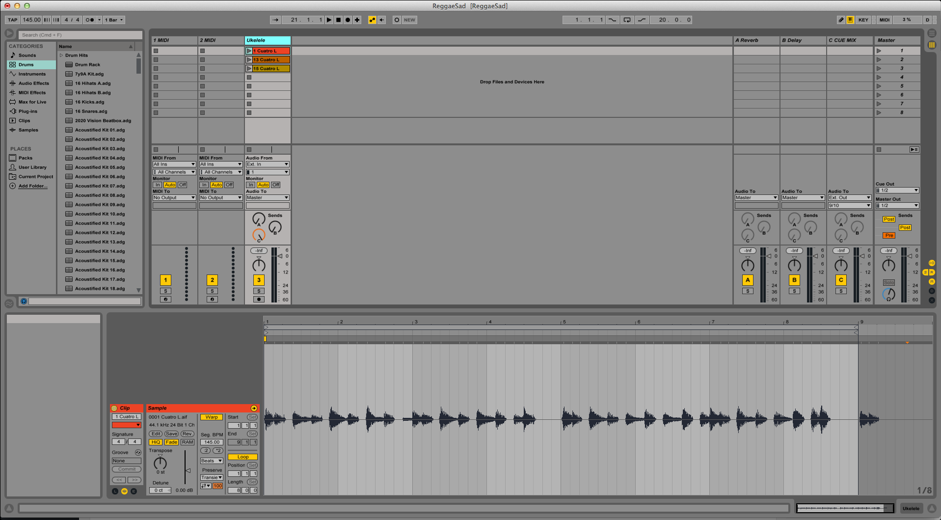 Tempo Operations in Ableton Live 