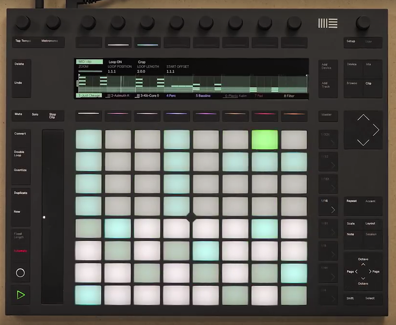 step sequencer ableton push