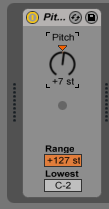 How to use the PITCH MIDI effect in Ableton Live 