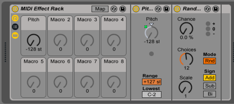 How to use the Ableton MIDI Effect Rack