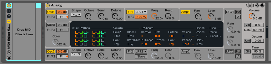 How to use the Ableton MIDI Effect Rack