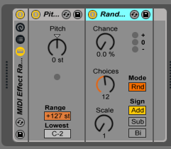 How to use the Ableton MIDI Effect Rack