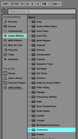 How To Use The Ableton Live OVERDRIVE Audio Effect - OBEDIA | Music ...