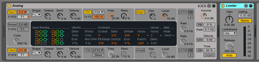 How to use the Ableton Live LIMITER audio effect