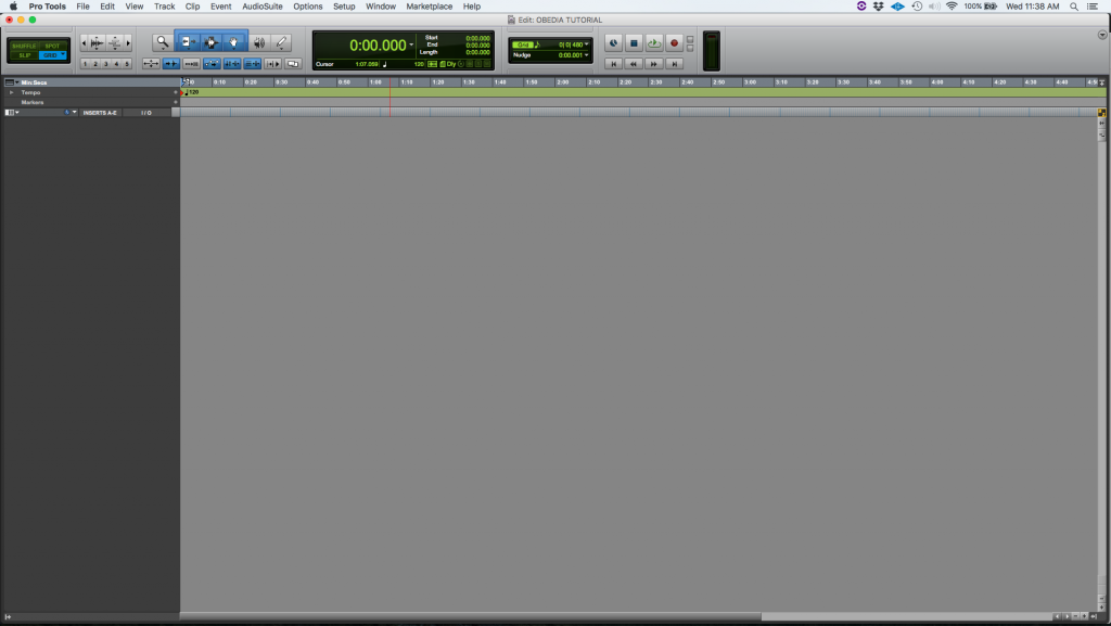 How to create an Audio Track in Pro Tools