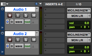 How to create an Audio Track in Pro Tools