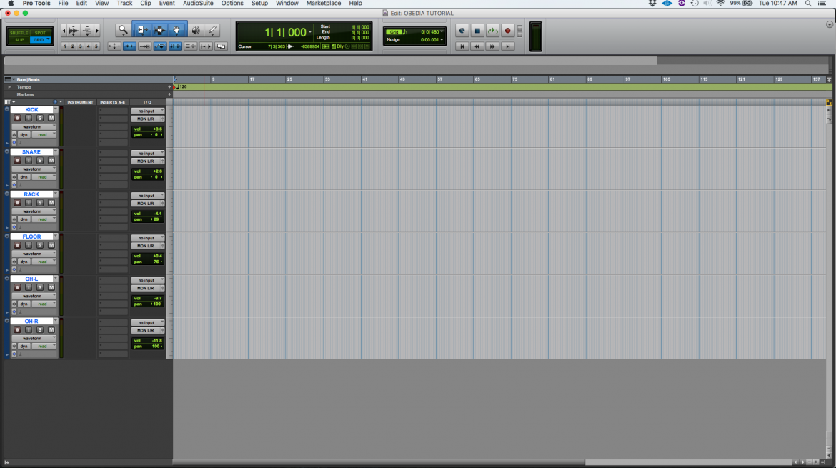 How To Create A VCA Master Track In Pro Tools OBEDIA Music