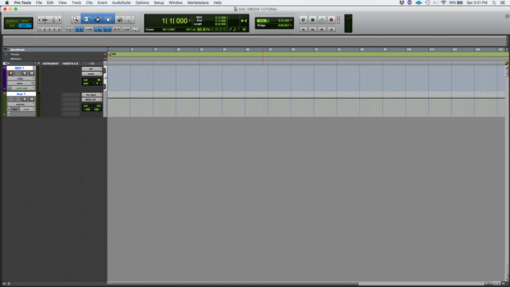 How to create a MIDI Track in Pro Tools