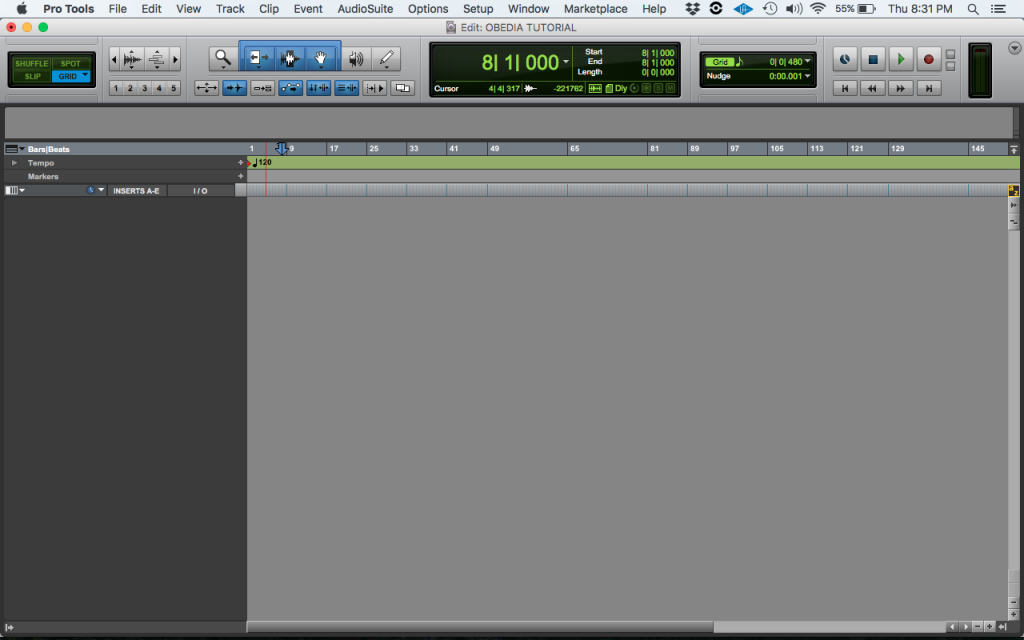 How to create a Click Track in Pro Tools