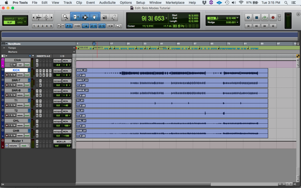 Solo Latch Options in Pro Tools