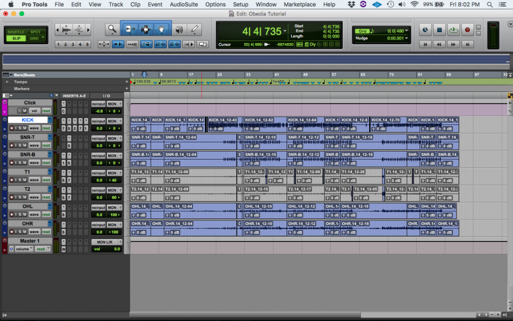 Pre Fader and Post Fader Metering in Pro Tools