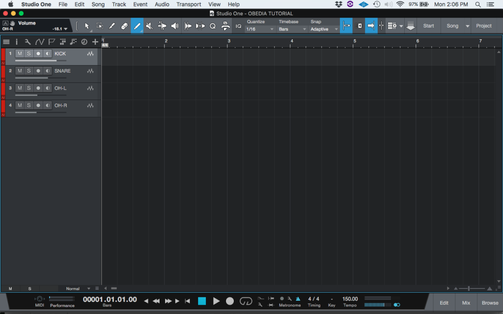 How to create a VCA fader in Studio One 4