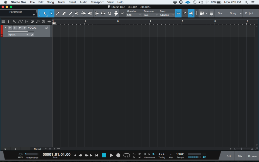studio one 3 file tempo vs. song tempo