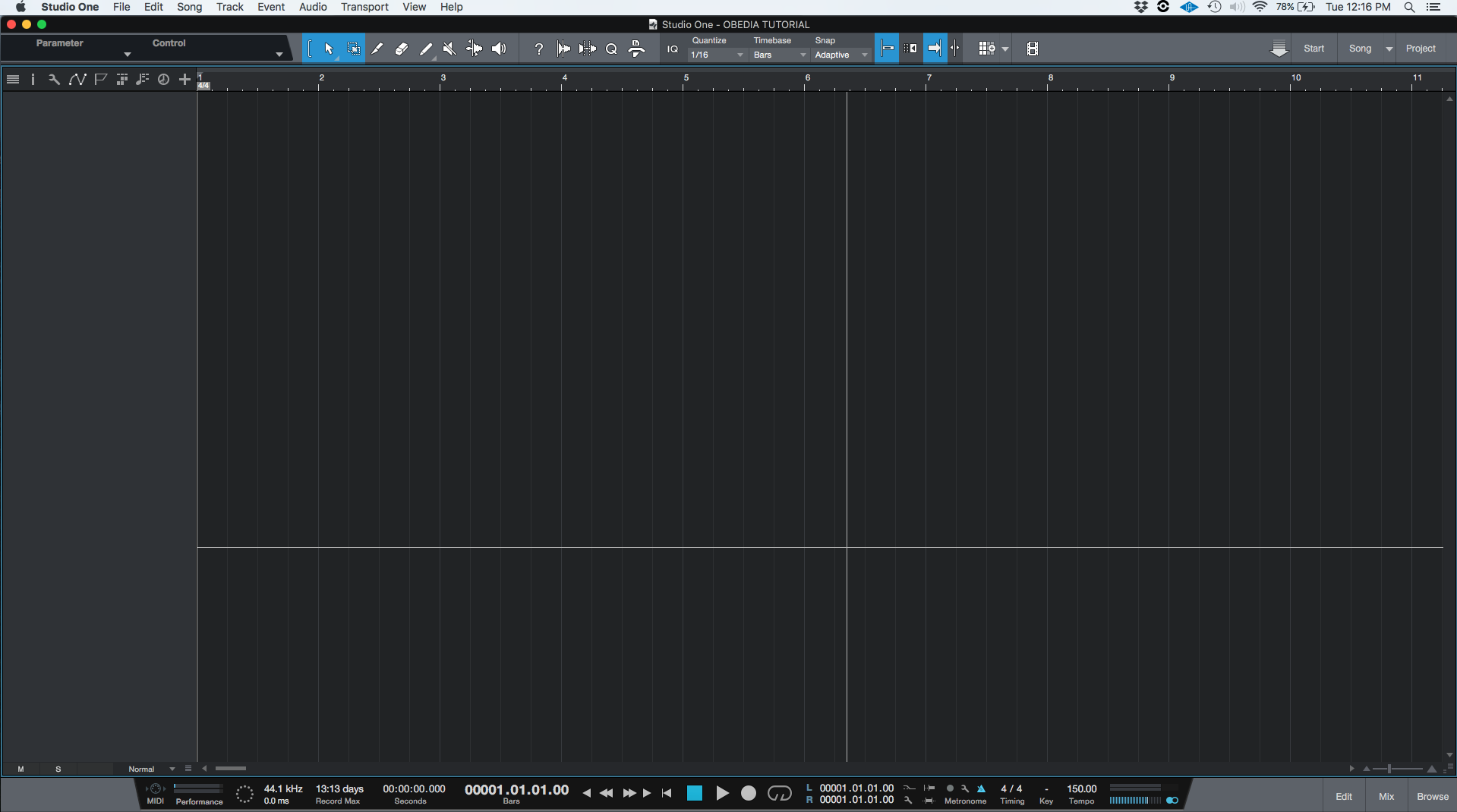 How To Record Audio In Studio One 4 - OBEDIA | Music Recording Software ...