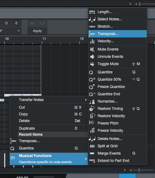 How To Transpose MIDI In Studio One 4 - OBEDIA | Music Recording ...