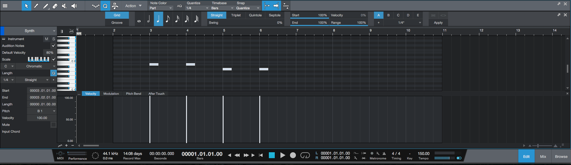 How To Change The Length Of MIDI Notes In Studio One 4 - OBEDIA | Music ...