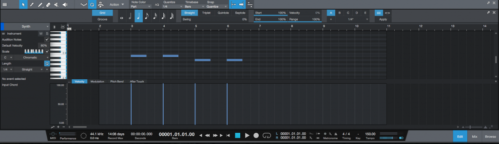 How to merge MIDI events in Studio One 4