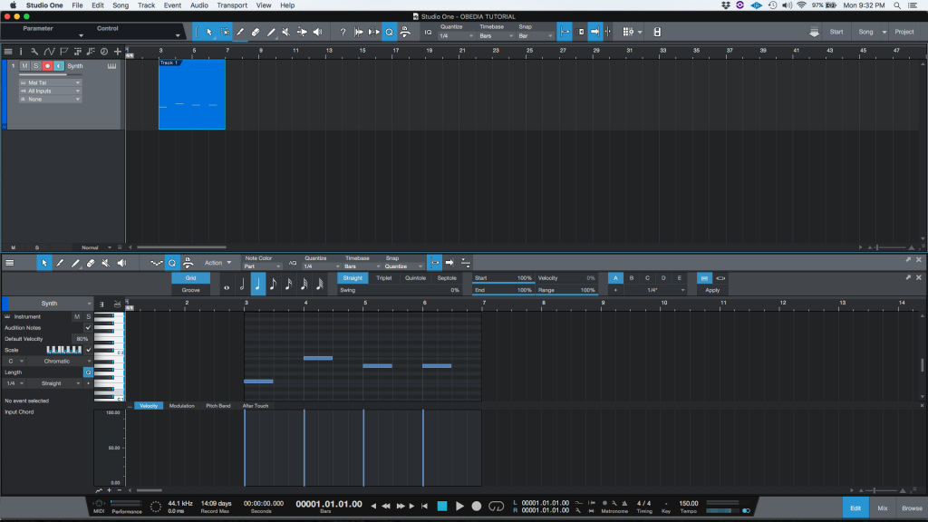 How to use the "Extend To Part End" MIDI function in Studio One 4