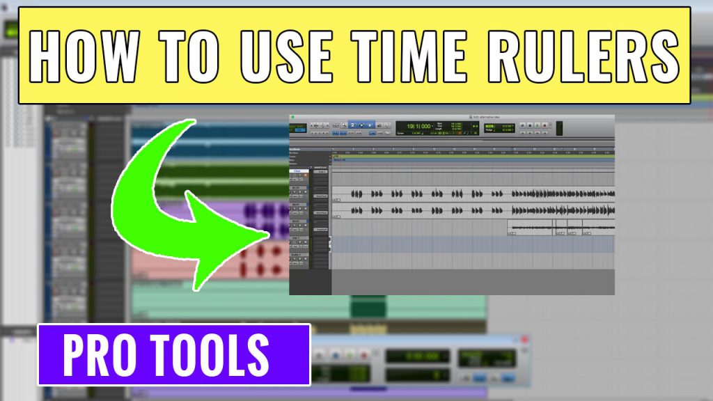 How to use Time Rulers in Pro Tools