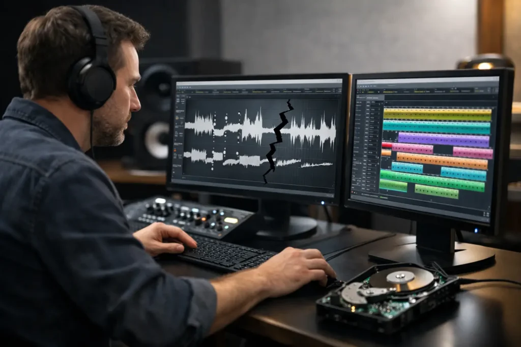 Can Experts Repair Corrupted Sessions in a DAW?