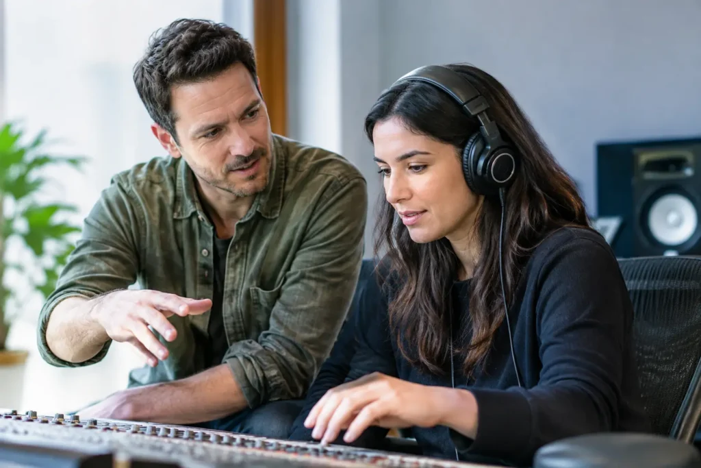 Producer Coaching Outcomes That Move Tracks Forward